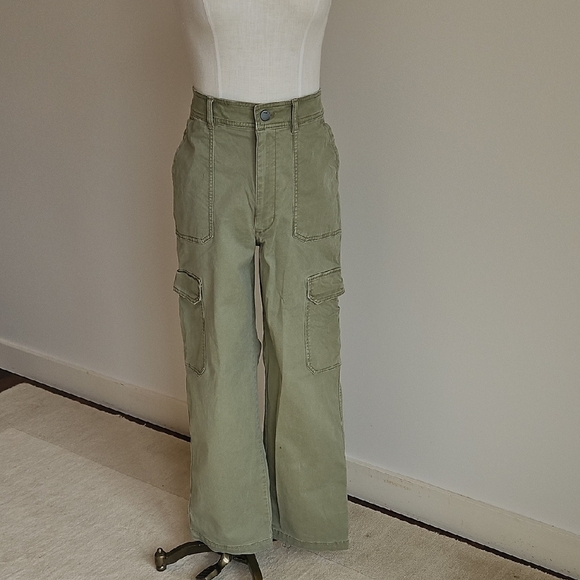 TNA Pants - TNA Army Green Cargo Pants